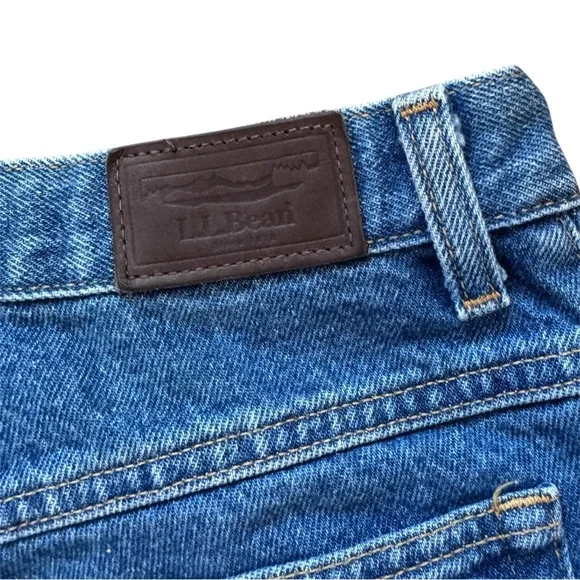 L.L. Bean Women’s 12 Regular Jeans Classic Fit 100% Cotton High Rise Denim VGT - Picture 9 of 11